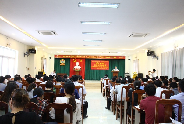 Quang cảnh lớp tập huấn