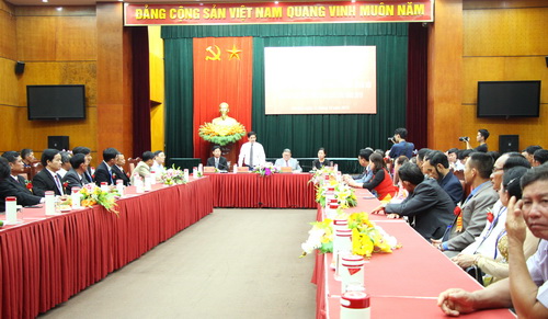 Toàn cảnh buổi gặp mặt và tiếp đón Đoàn đại biểu 63 “Nông dân Việt Nam xuất sắc năm 2019”