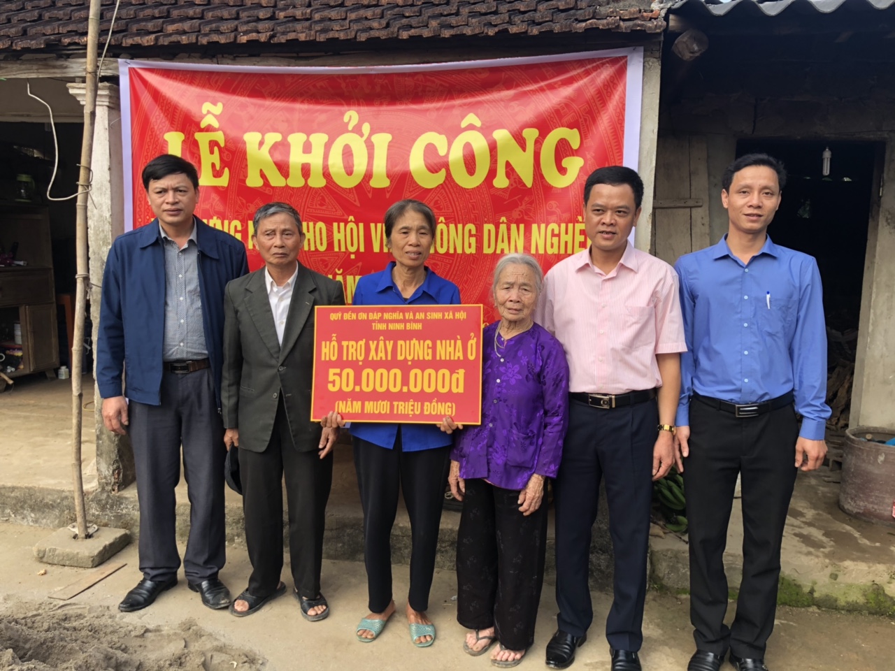 Hỗ trợ xây dựng nhà ở cho hội viên nông dân nghèo tại huyện Nho Quan