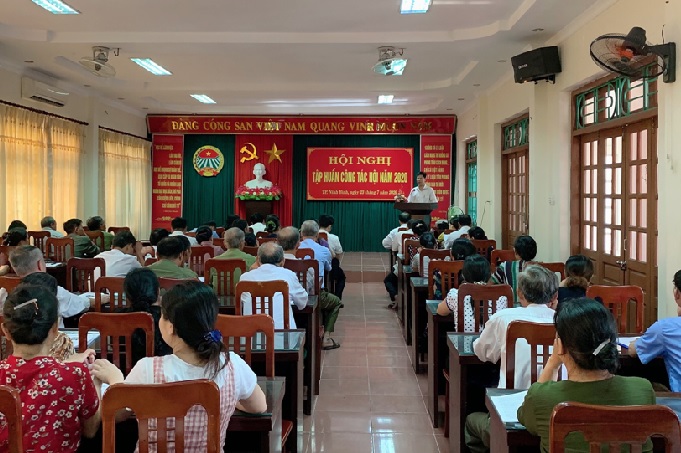 Quang cảnh lớp tập huấn