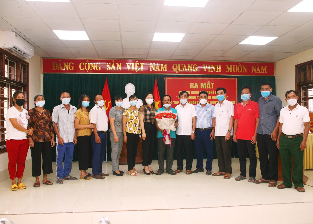 Lễ ra mắt chi Hội nông dân nghề nghiệp “Nuôi trồng thủy sản Ninh Bình” xã Gia Lập ( Gia Viễn).
