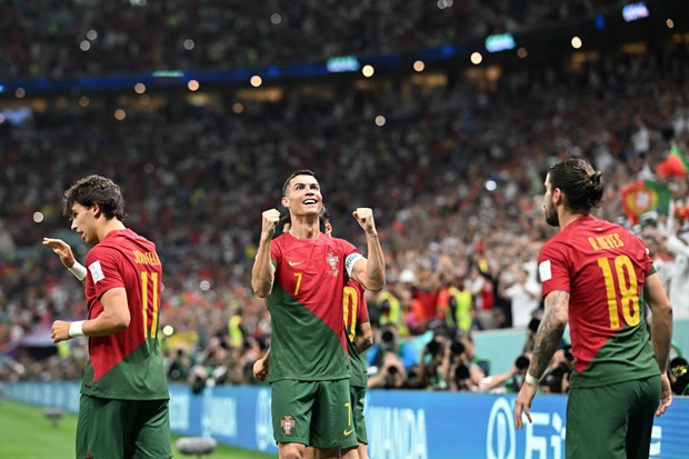 Ronaldo và Bồ Đào Nha sớm vào vòng 1/8. (Nguồn: Getty Images)